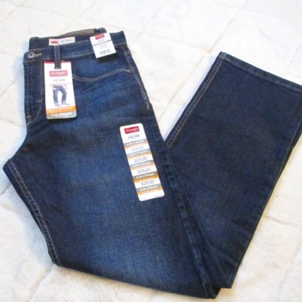 Wrangler Mne's Blue Slim Straight Jens